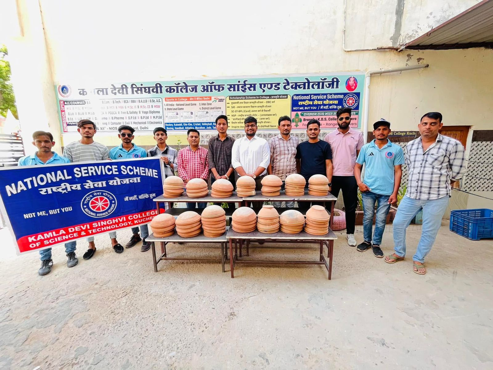 Clay Pot Distribution