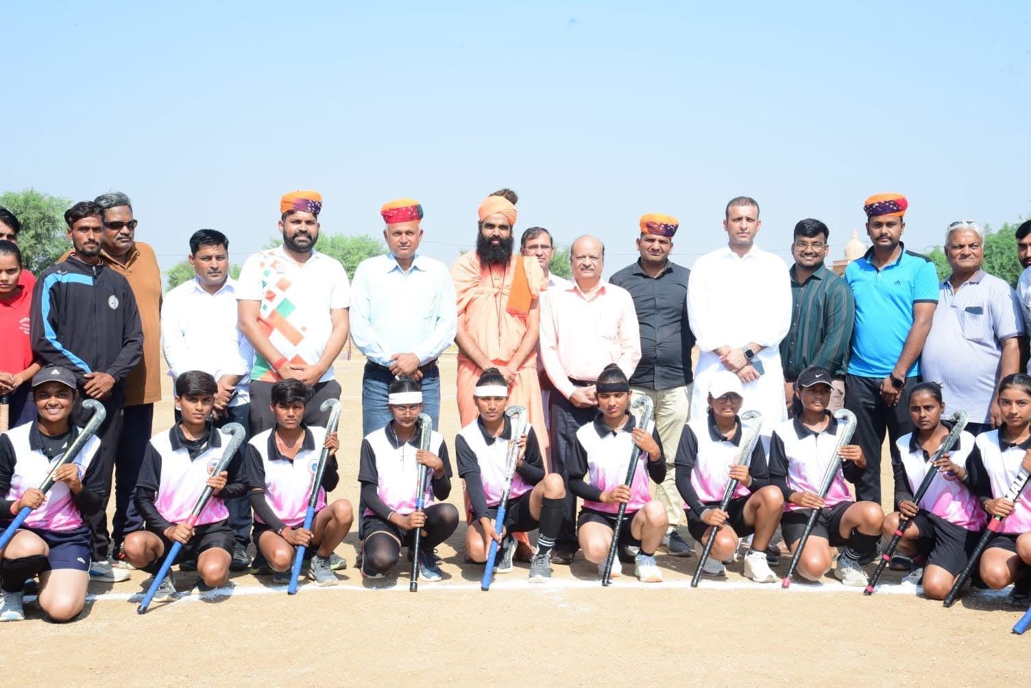 Hockey Team with Officials