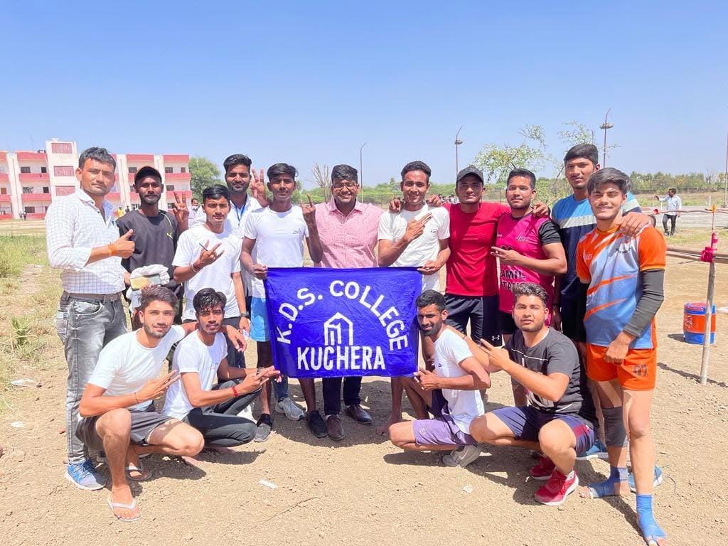 Mixed Sports Team with Banner