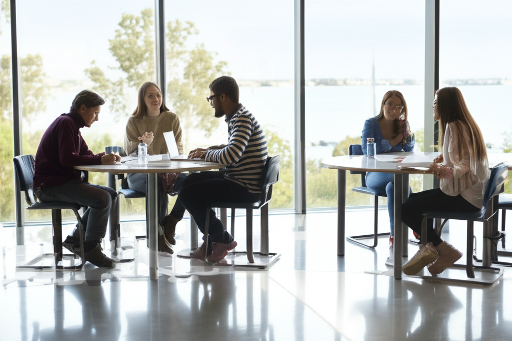 Students in classroom